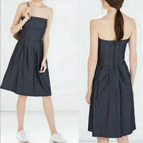 Zara Kleider: Robe bustier en jean Zara Basic, taille S -  Neuve – Neu und originalverpackt aus Vuadens von Nina11