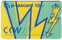 CKW, Blitz - seltene FullFace Firmen Taxcard