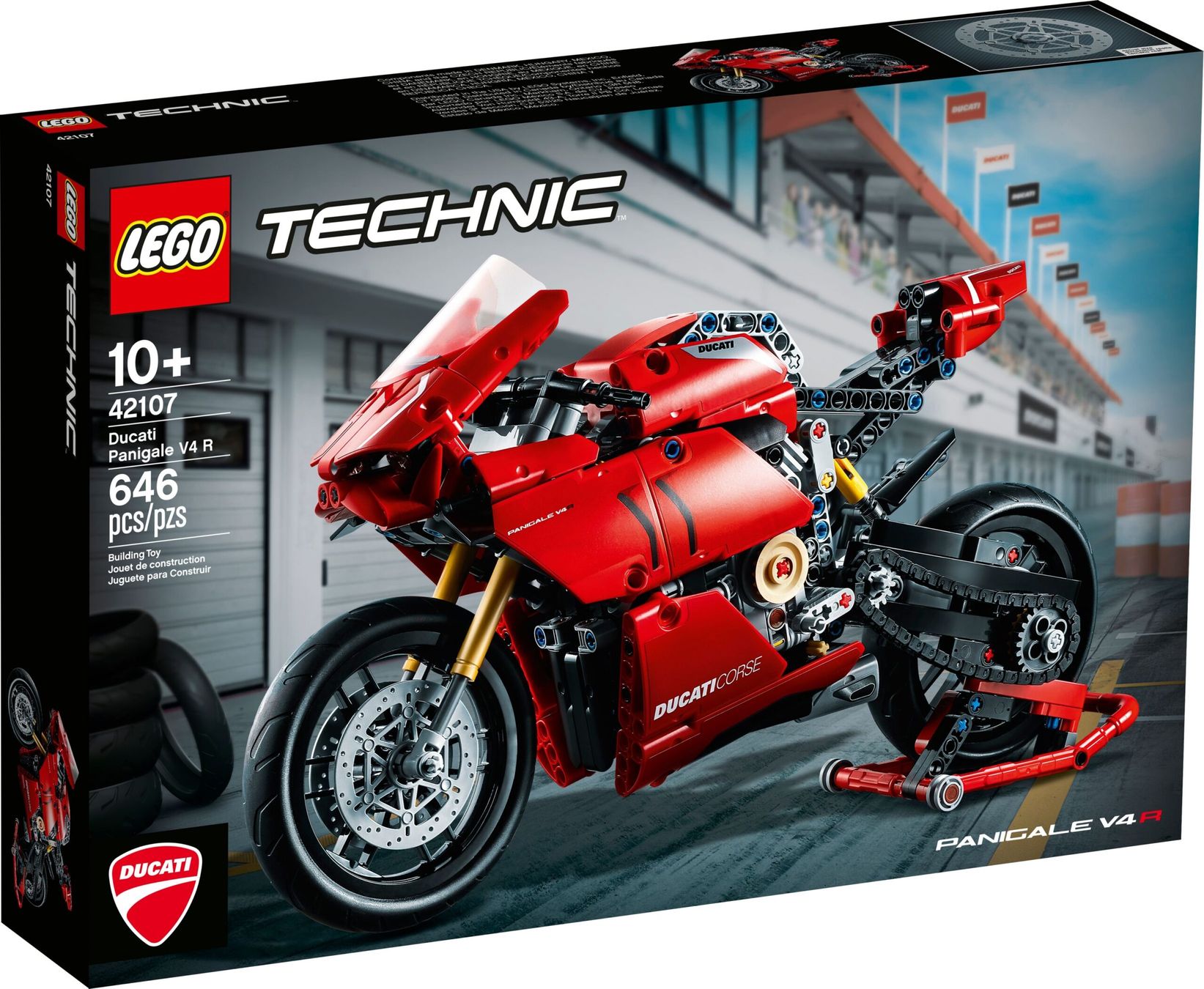 Lego Kit di costruzioni: 42107 Ducati Panigale V4 R – Nuovo e nell'imballaggio originale da St. Gallen venduto da brickli