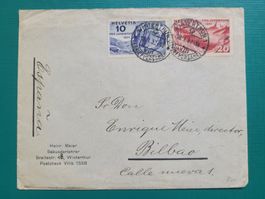 1931 PJ 58+59 obl. WINTERTHUR 18.I.32