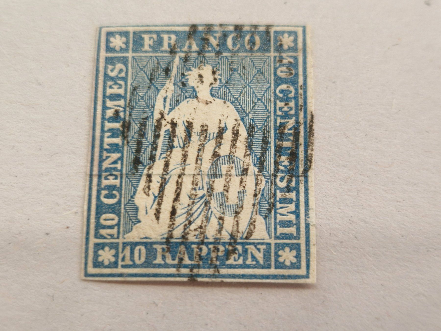 Tutti i francobolli: Strubel 23A, ab 1.- – Usato da Burgdorf venduto da Glossy01