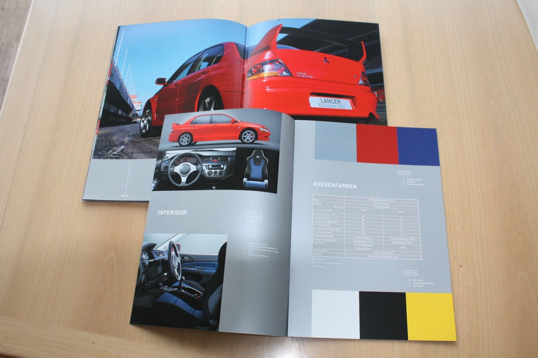 Mitsubishi Documenti: Mitsubishi Lancer Evolution VIII CH Prospekt 2004 – Usato da Wikon venduto da erwin400 9