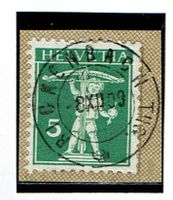 Fragment avec Tell 119 Vollstempel Rickenbach
