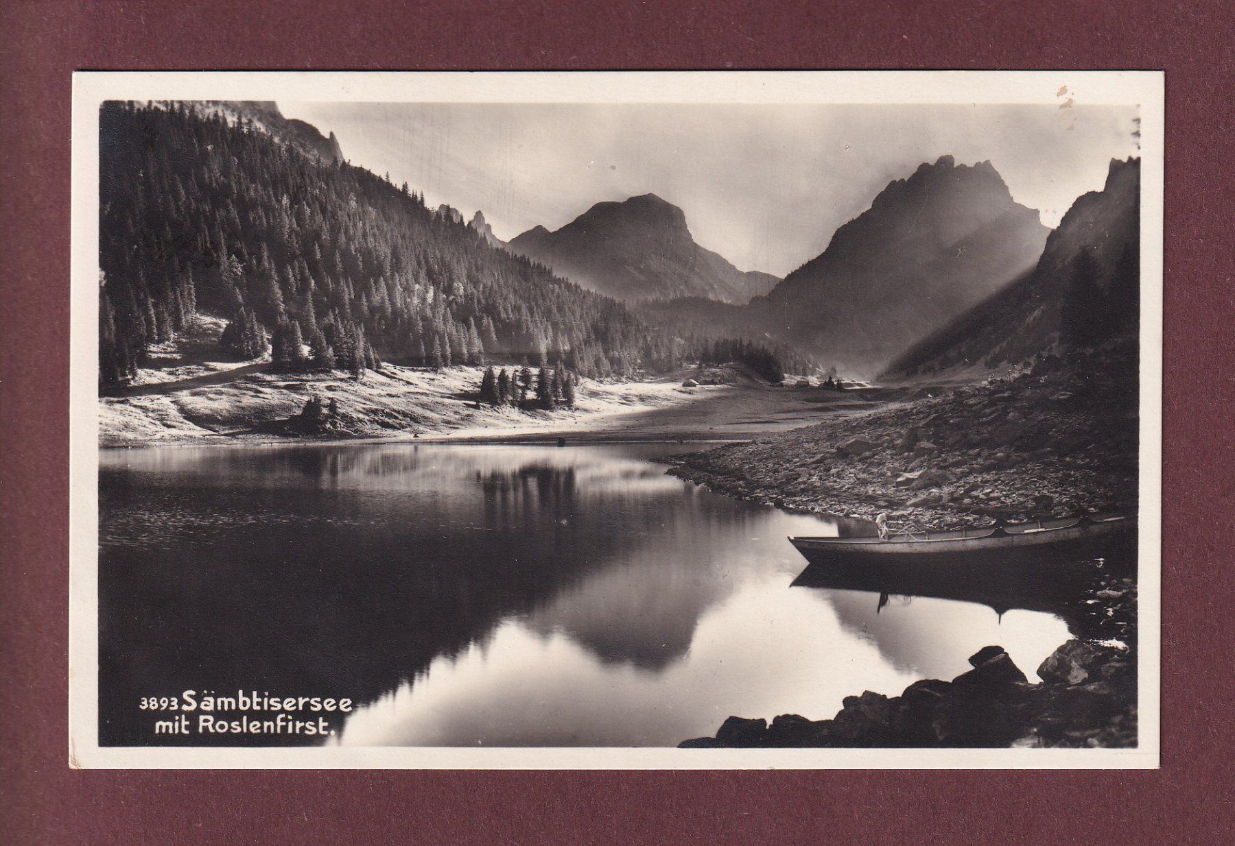 Ansichtskarten: SÄMBTISERSEE - Roslenfirst - 1928 – Gebraucht aus Pully von nicecards
