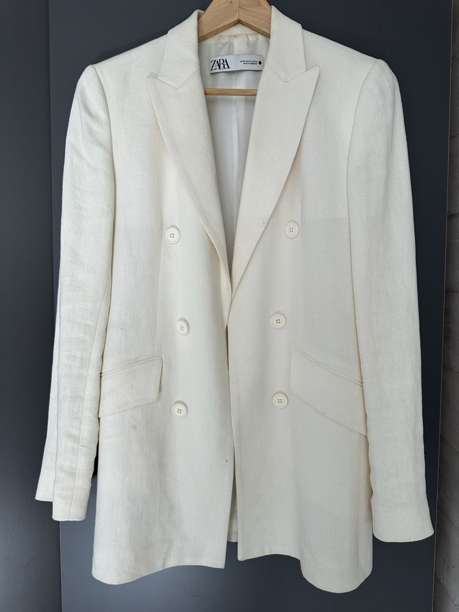 Zara Jacken: Zara Blazer aus Leinen – Gebraucht aus Horn von iva_gc6d 1