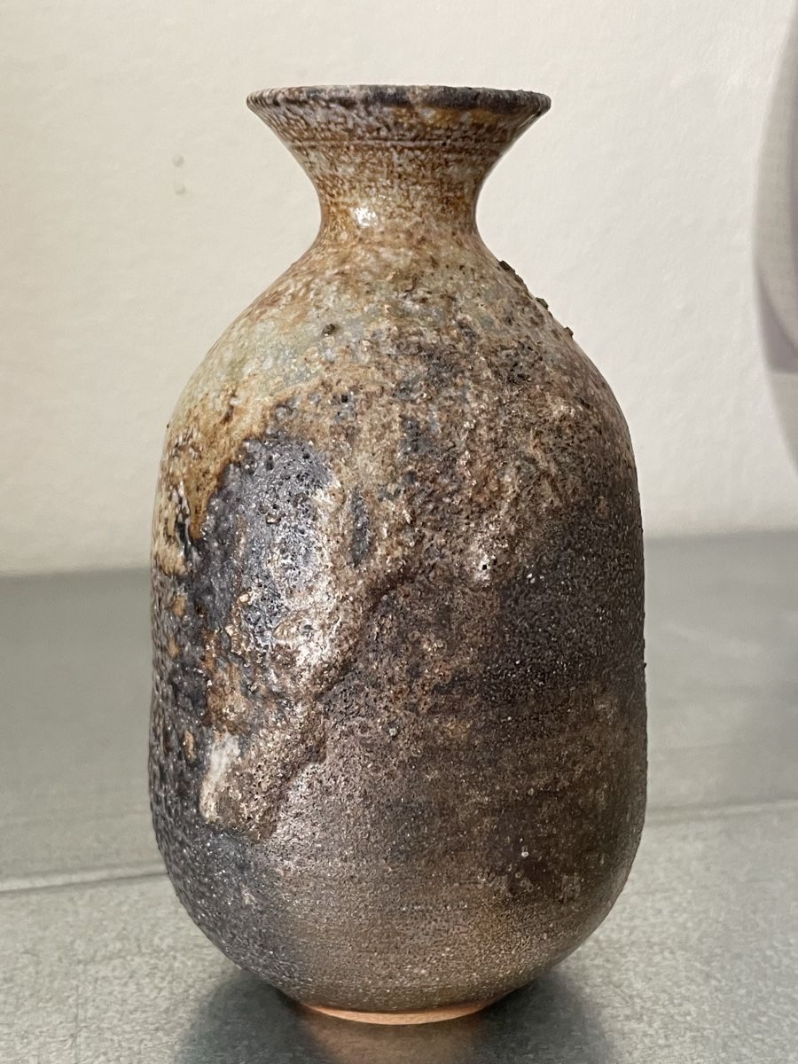 Vasen & Gefässe: Sake bottle vase Japan Bizen ware – Gebraucht aus Basel von Amechan.