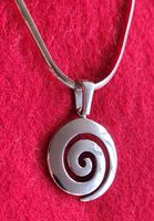 Pendant and chain silver 925