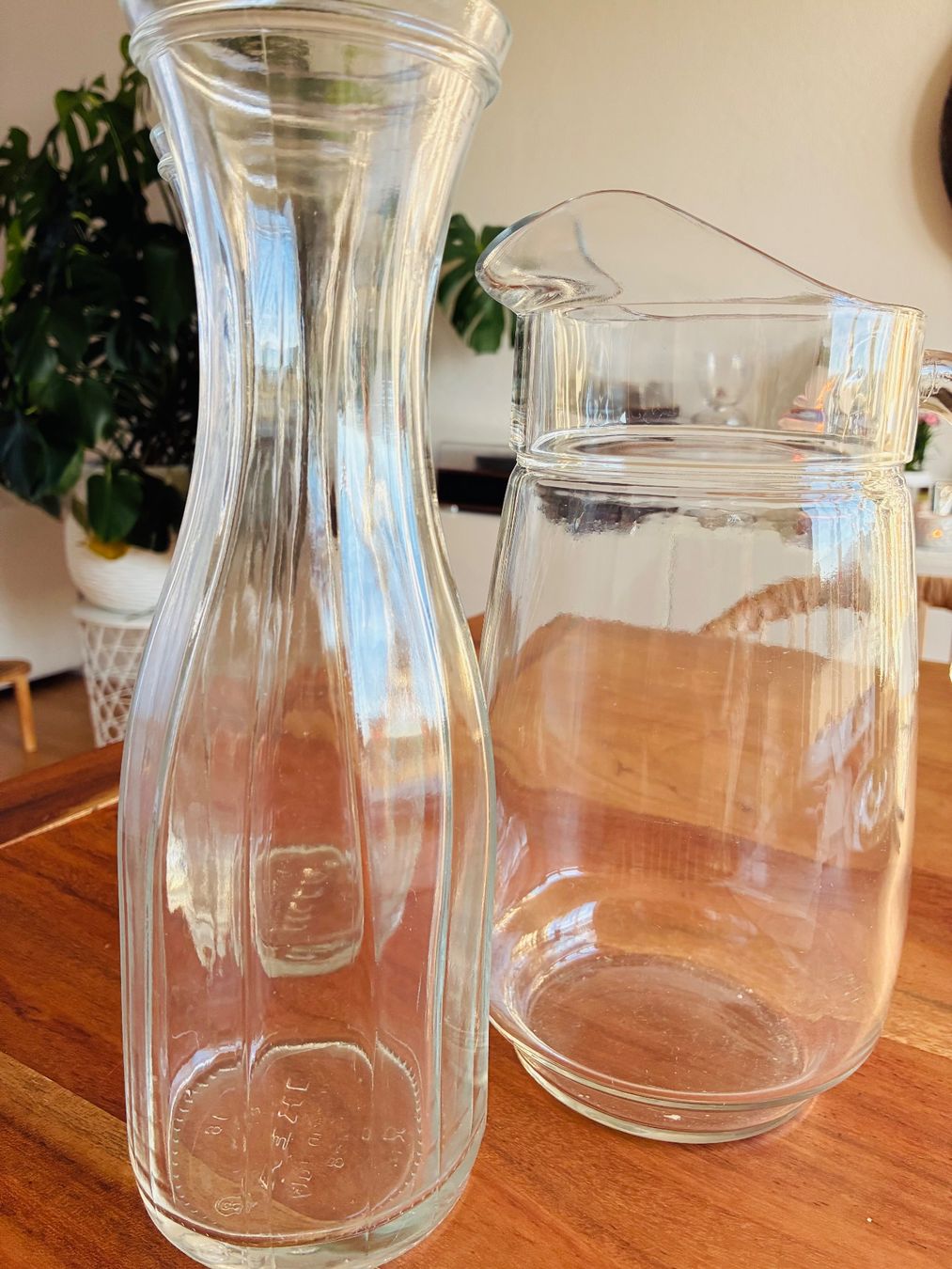 Carafes: 3 Glas Kruge Glaskaraffe – D'occasion à Killwangen par Fefy 1