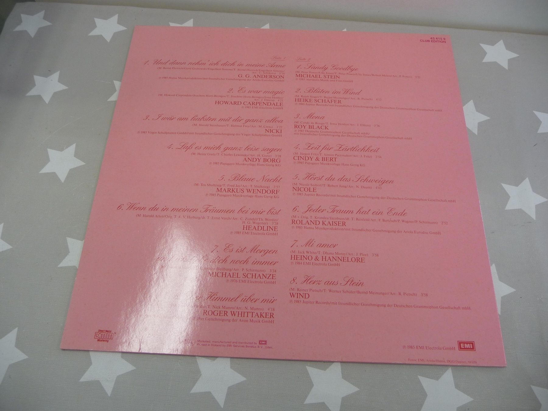 Schallplatten: LP: Zärtlichkeiten – Gebraucht aus Rafz von Powacaddy 1