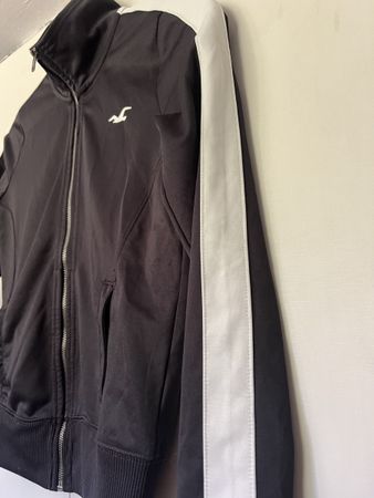 Hollister Trainingsjacke schwarz weiss Grösse XS guter Zusta