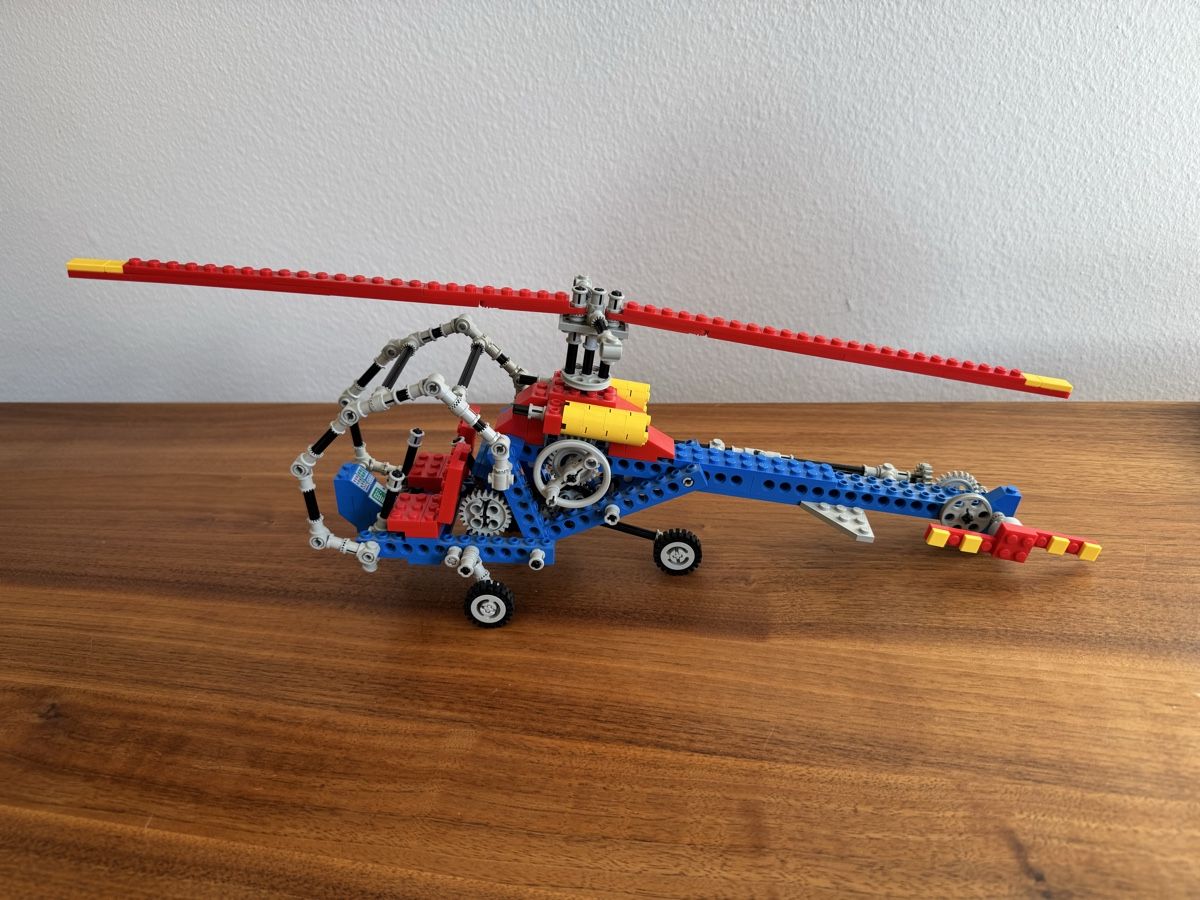 Lego Giocattoli: Lego Technik 8844 Helikopter von 1981 – Usato da Zürich venduto da PJB009 1