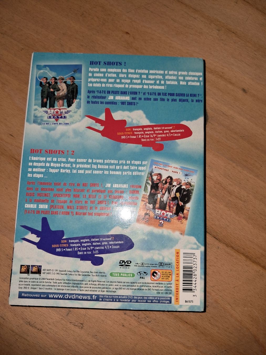 Alle DVDs: coffret DVD "L'intégrale Hot Shots!" – Gebraucht aus Le locle von juliensaran 2