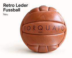 Retro Leder Fussball TORQUATO Neu