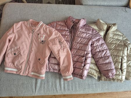 3 Jacken, 2x Zara, 1x C&A, Gr.116