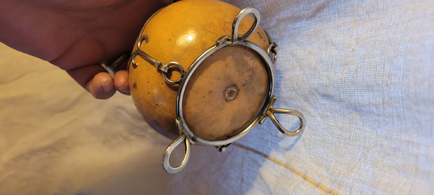 Tutte le decorazioni: Yerba maté calebasse unique avec support en métal ✨ – Usato da Vevey venduto da lba_dd82 3