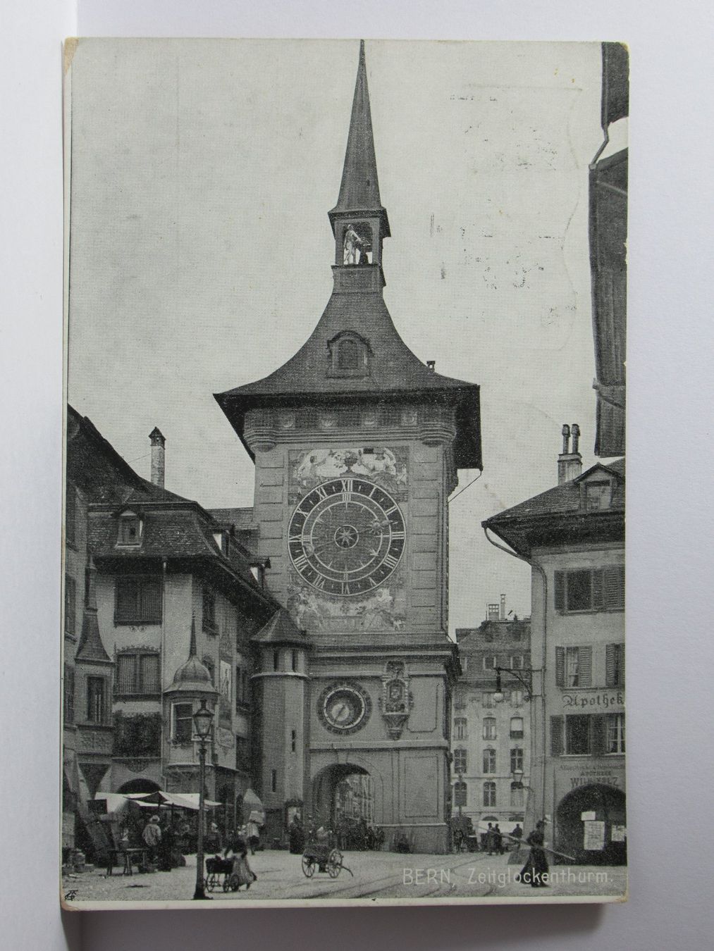Ansichtskarten: Bern , Zeitglockenturm 1914 – Gebraucht aus Grenchen von Bluemchen1900