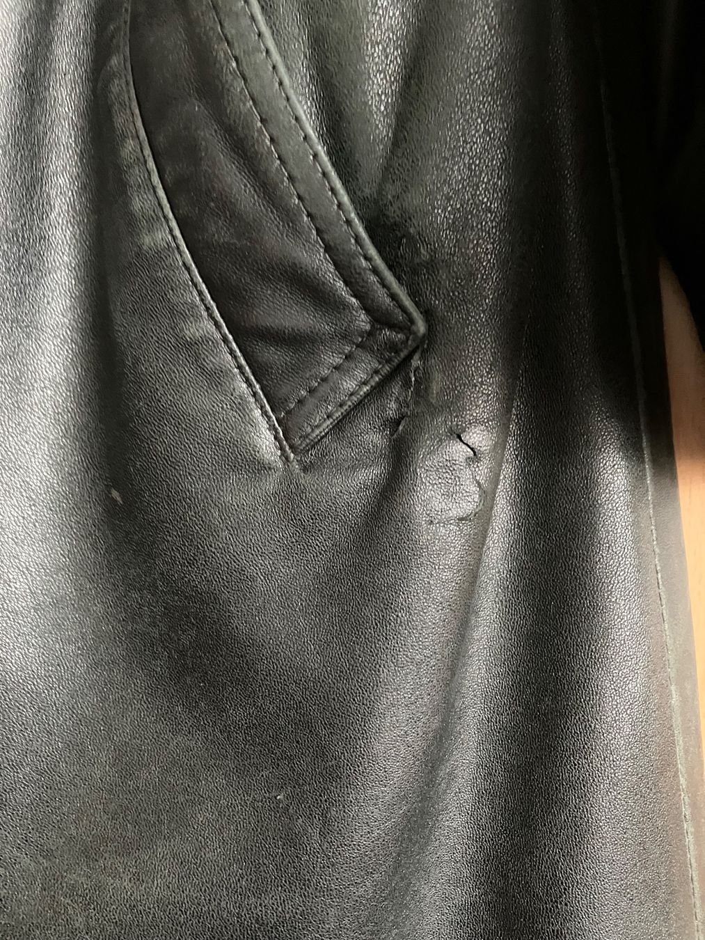 Cappotti: Herren Ledermantel, schwarz, Gr. 54 – Usato da Diepoldsau venduto da mabeapt 6
