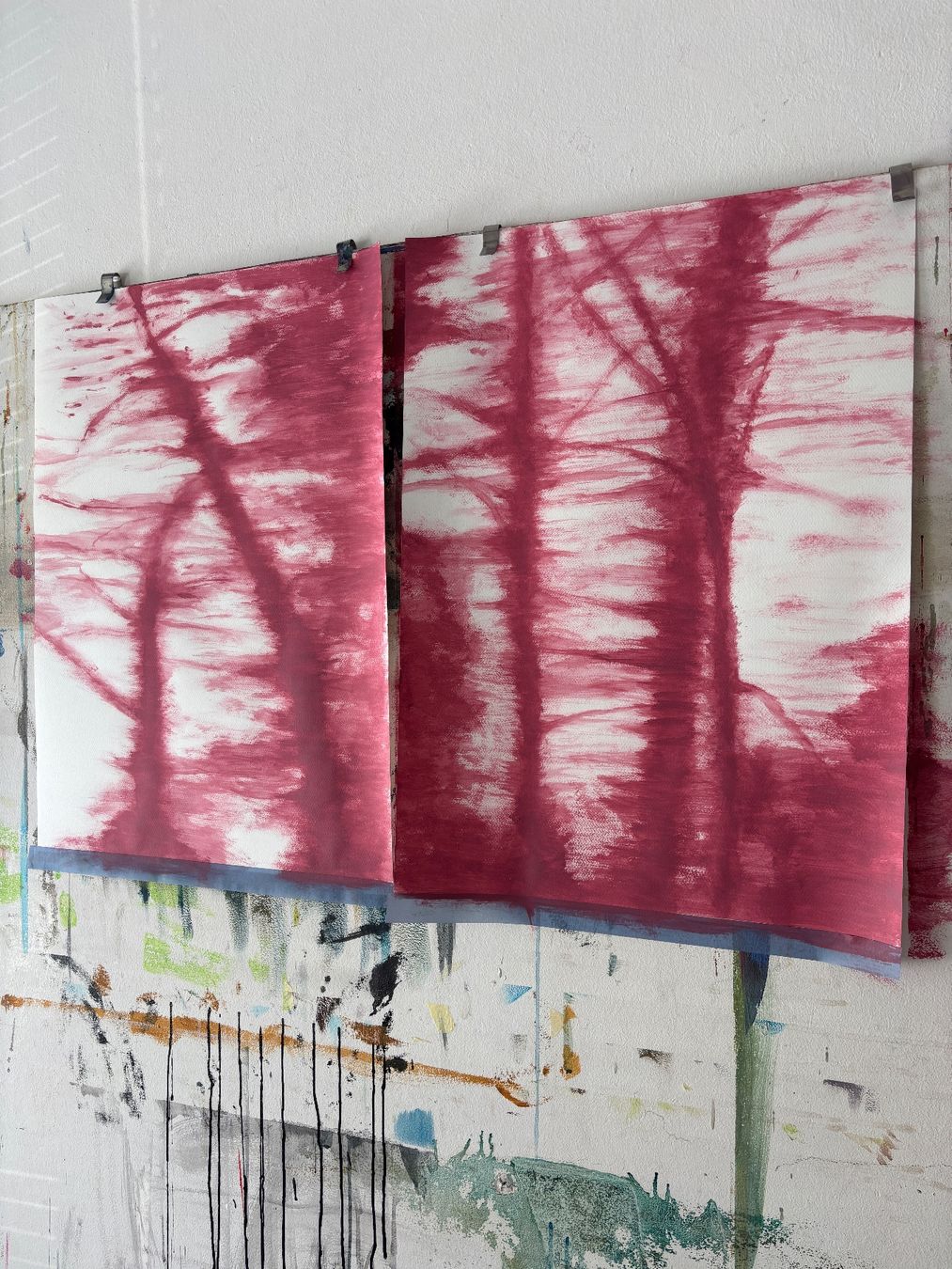 Tableaux: Acrylic painting : From the window train – Neuf (Voir description) à Pully par MadameSan 2