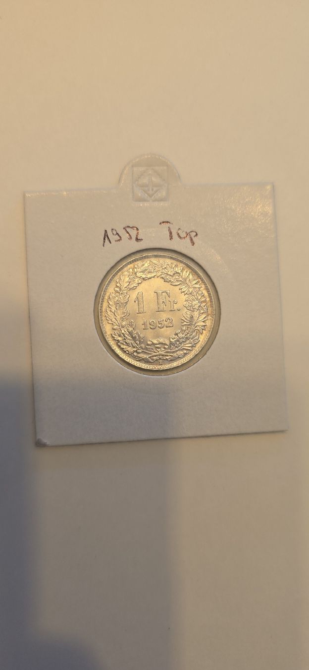 Toutes les monnaies: piece 1chf 1952 SUP – Neuf (Voir description) à Fribourg par yan_z5fr