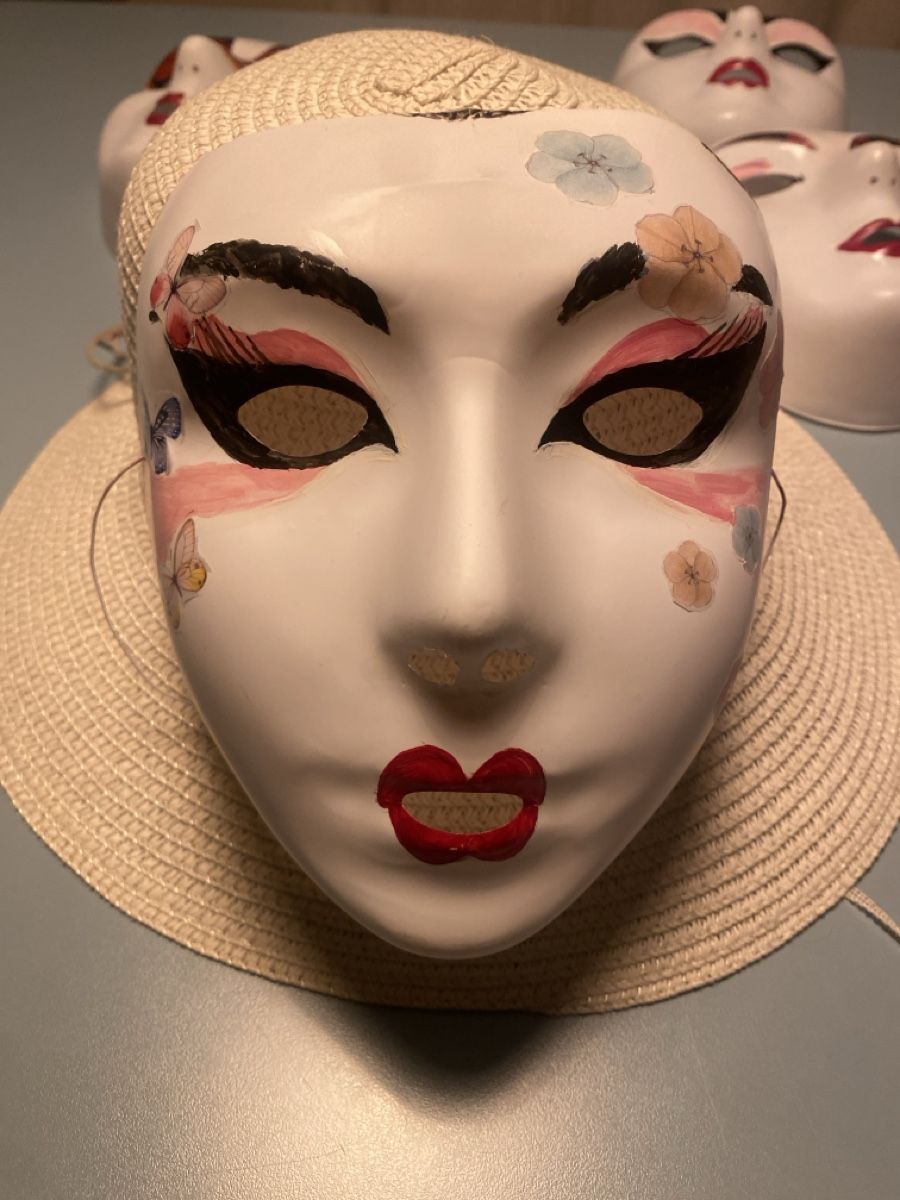 Arte internazionale: Masken, 4 jap. Charaktere – Nuovo (secondo la descrizione) da Zürich venduto da echt01 2