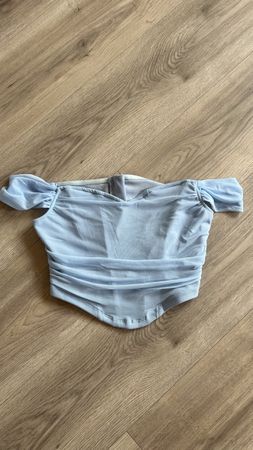 babyblaues top- free shipping
