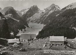 Alp Soll AI Schwende-Rüte  Kühe +  Sämbtisersee ca. 1950