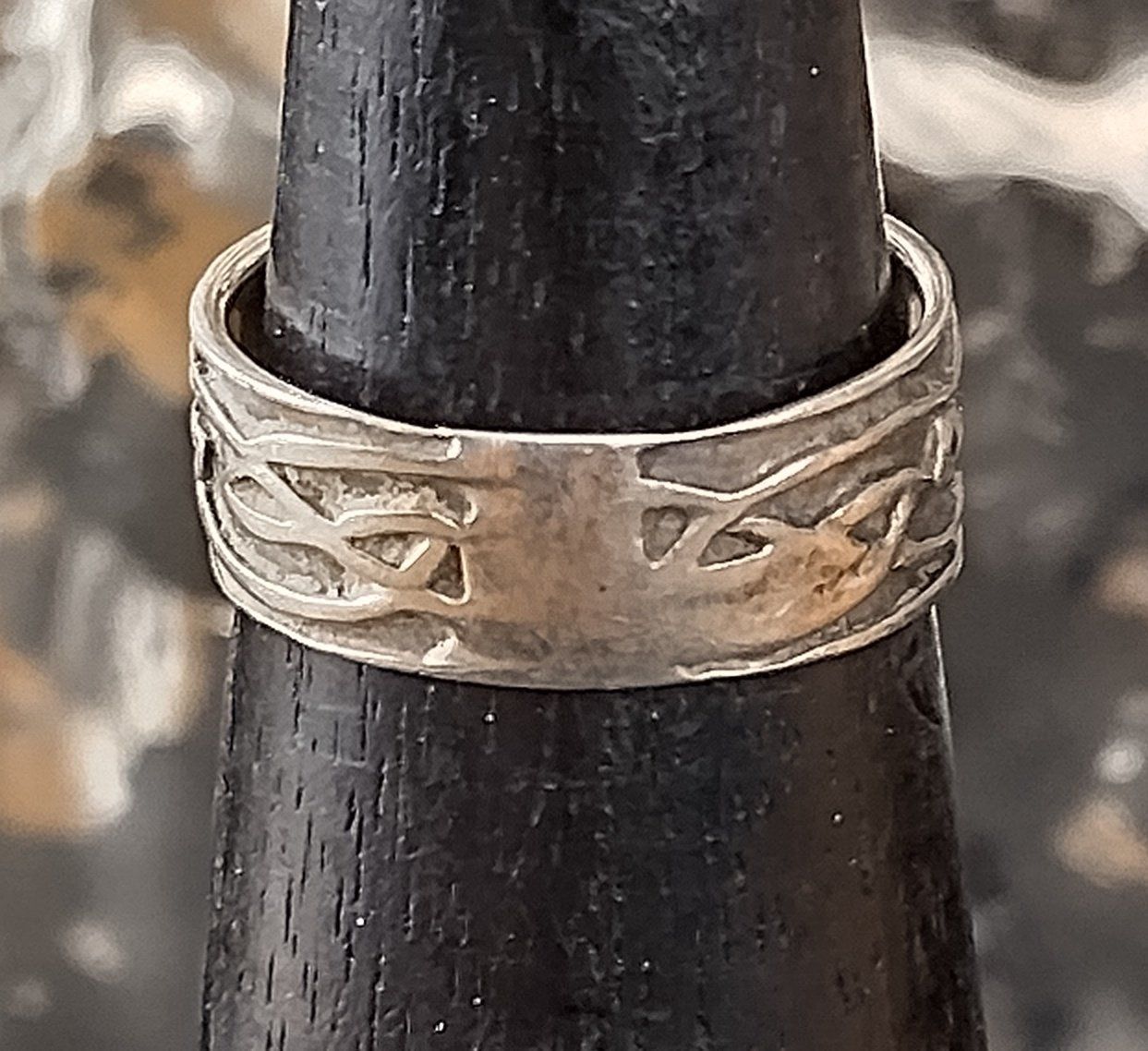 Anelli: RING SILBER 925 MIT MUSTERUNG – Usato da Romanshorn venduto da BoutiqueA 3