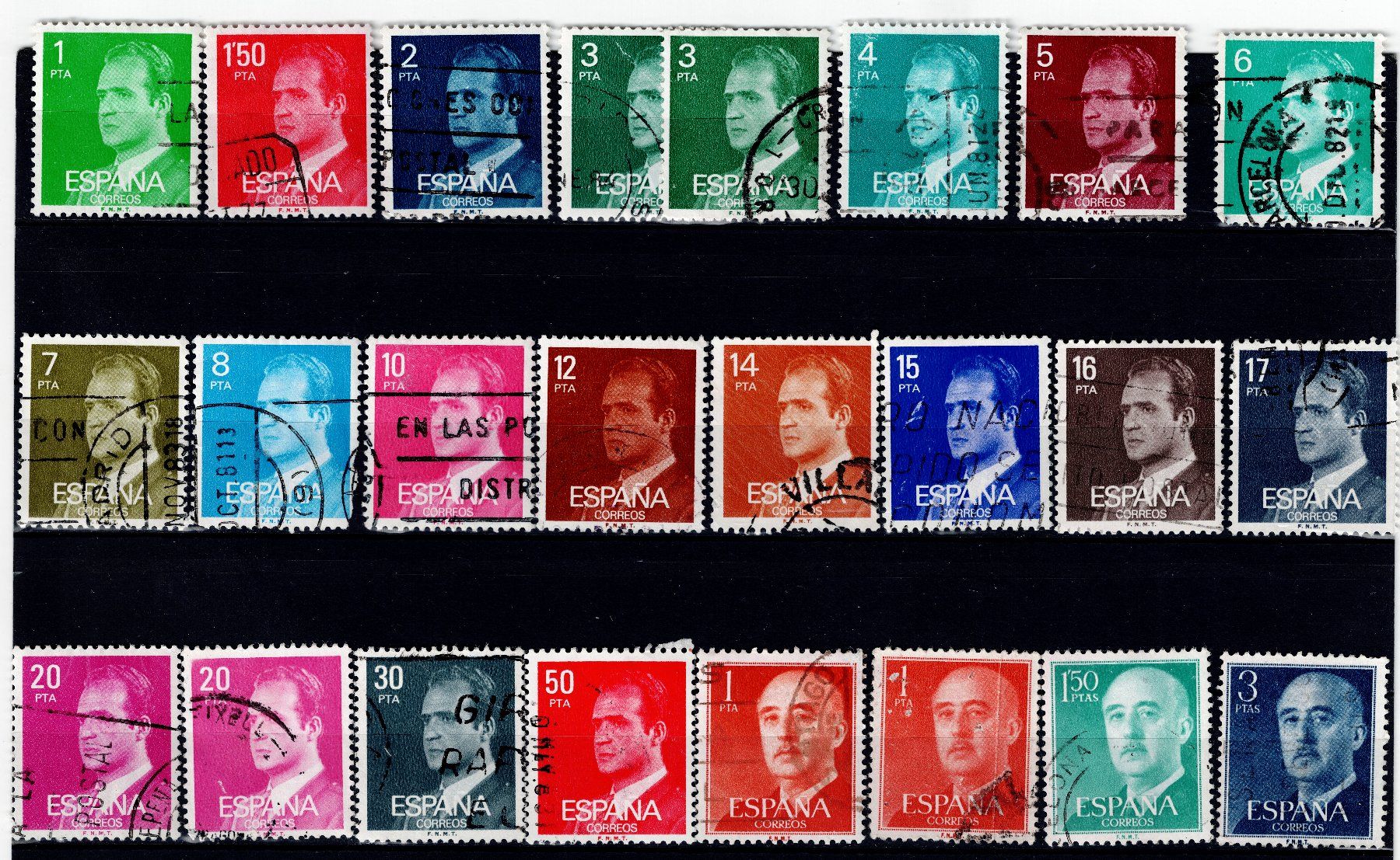 Alle Briefmarken: Briefmarken 88x Spanien – Gebraucht aus Tenniken von mik_6mxg 8