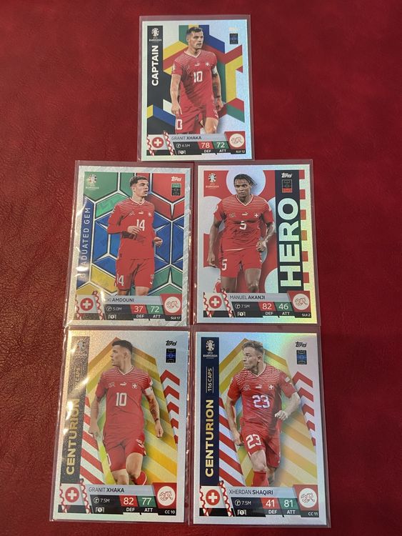 Topps Match Attax EURO 2024 Team Schweiz Kaufen auf Ricardo