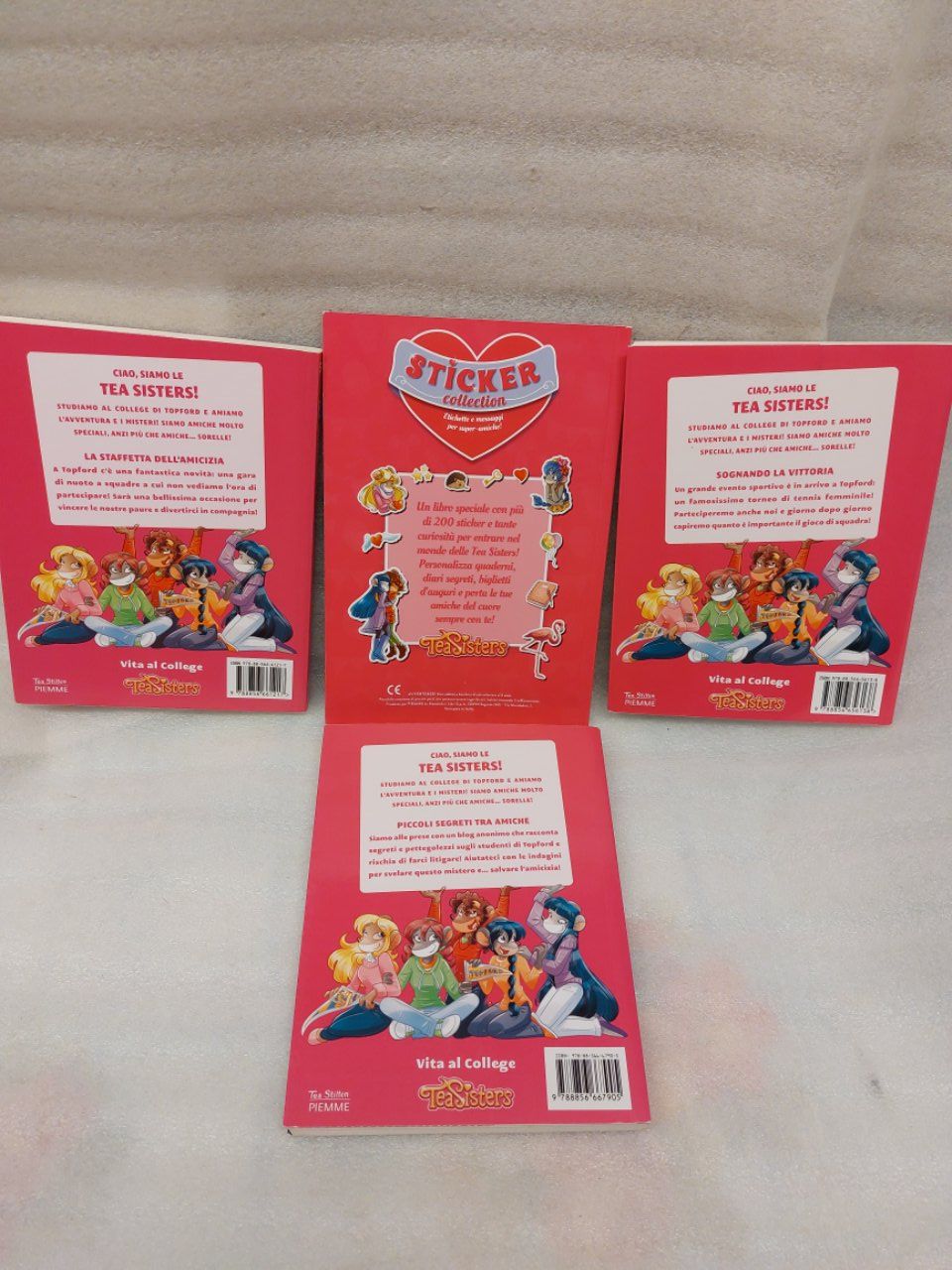 Libri: 4x Tea Sister - 3 Libri per Ragazze + 1 Libro Stickers – Usato da Pambio Noranco venduto da Pol69 1