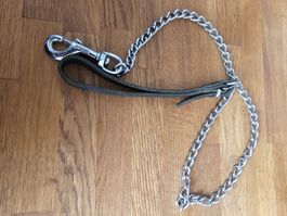 Hundeleine aus Leder und Kette, sehr robust, Top Zustand!