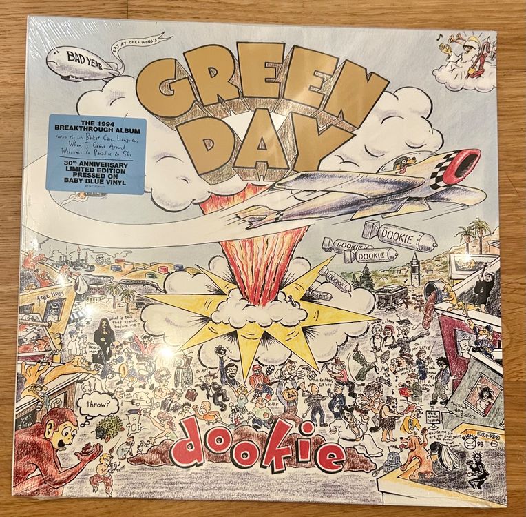 GREEN DAY „DOOKIE“ LTD 30th Anniversary BABY BLUE VINYL LP! Kaufen