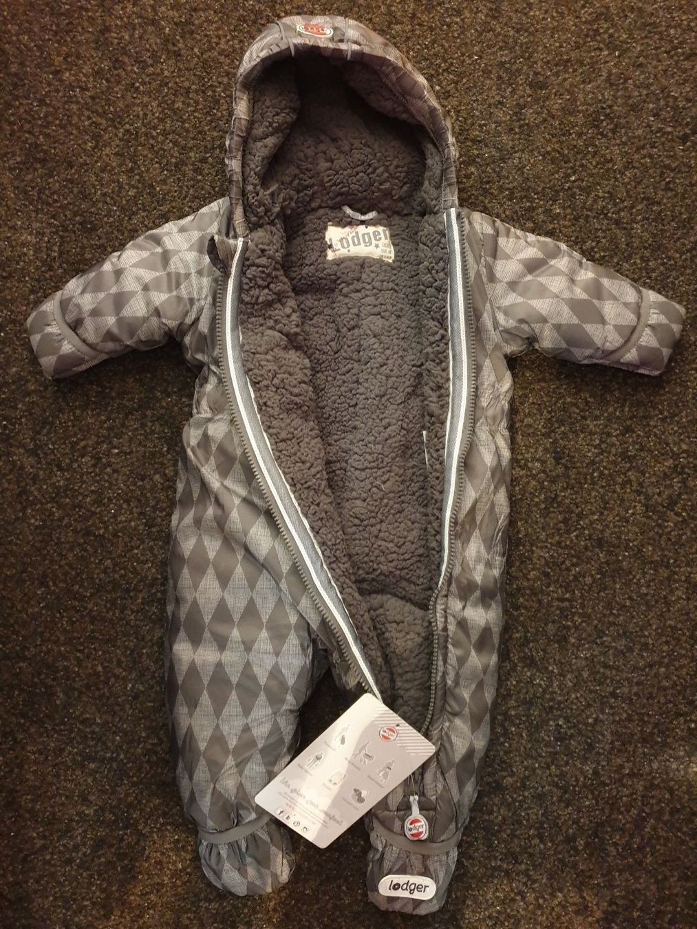 Maglioni & Felpe: LODGER BABY OVERALL COAL 12-18M / 80 – Nuovo e nell'imballaggio originale da Zürich venduto da LIQUIDATOR.CP