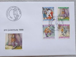 (429) Pro Juventute FDC–Kuvert von 1999