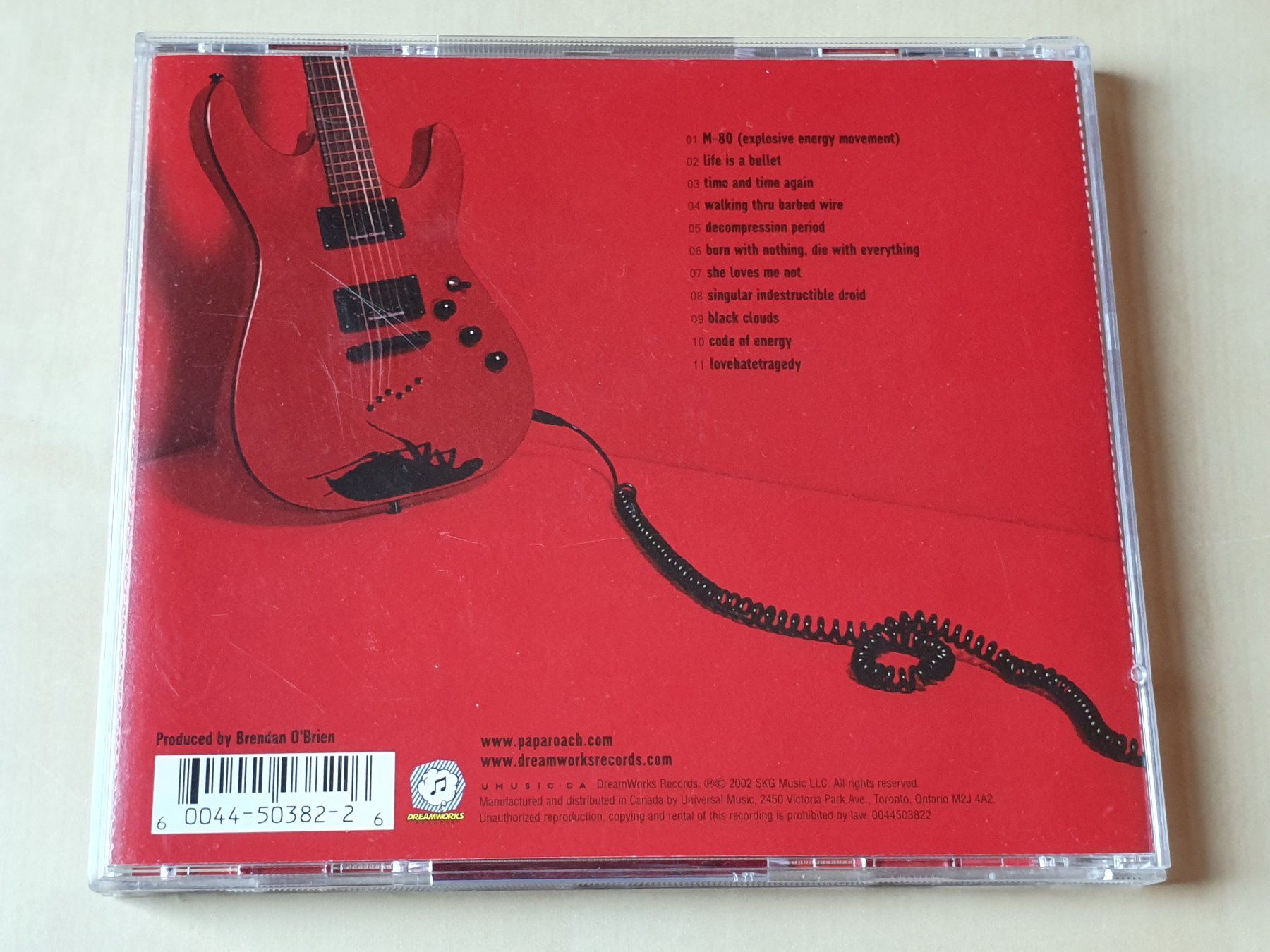 CD: Papa Roach lovehatetragedy – Usato da Stansstad venduto da collectorsshop 1