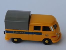 VW T1, Lufthansa, Doppelkabine, Pic-up, Wiking, HO, Neu