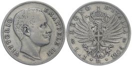 Italien, 1 Lira 1905 (03)