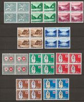 Pro Patria Ausgaben 1956/57 im VB ** KP 120.--