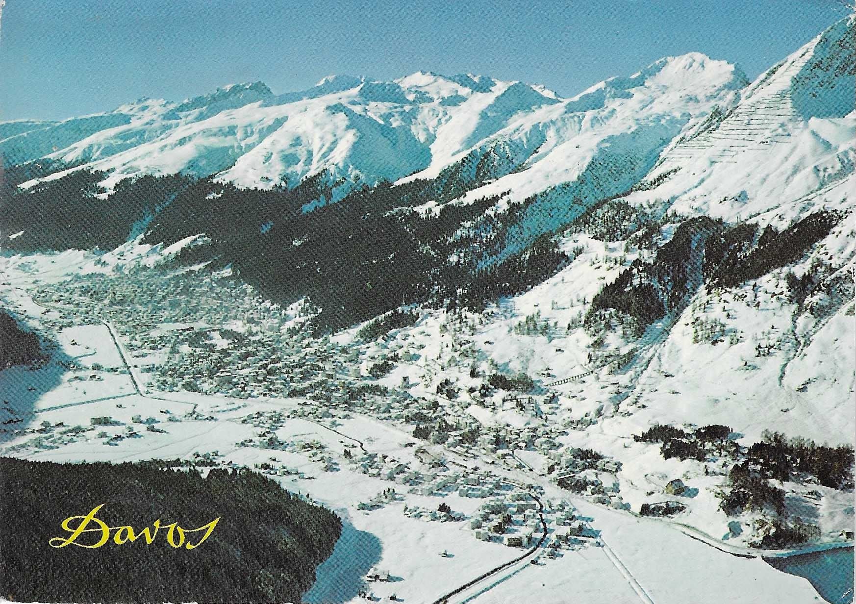 Cartoline postali: Davos gegen Chörbschhorn GR – Usato da Rothrist venduto da Stranglehold