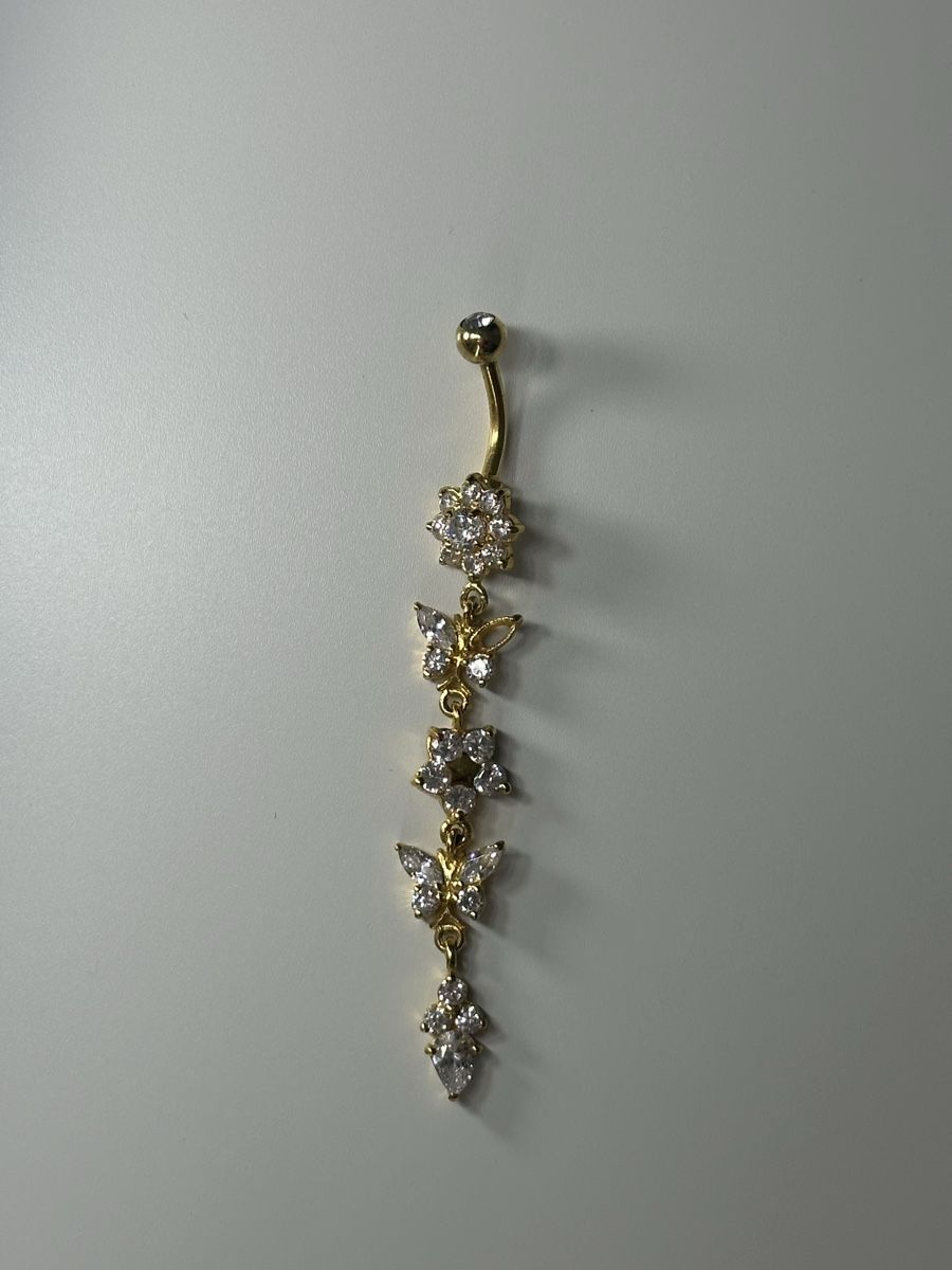 Gioielli per piercing: Bauchnabelpiercing goldig lang  – Usato da Volketswil venduto da hal_65hj 1