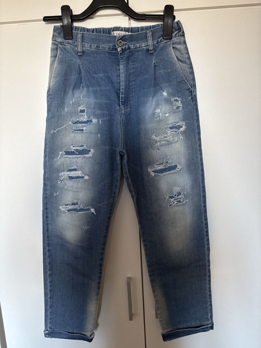 Please Jeans Jeans: Please Jeans, Gr. Small, hellblau – Usato da langenthal venduto da rundholz7