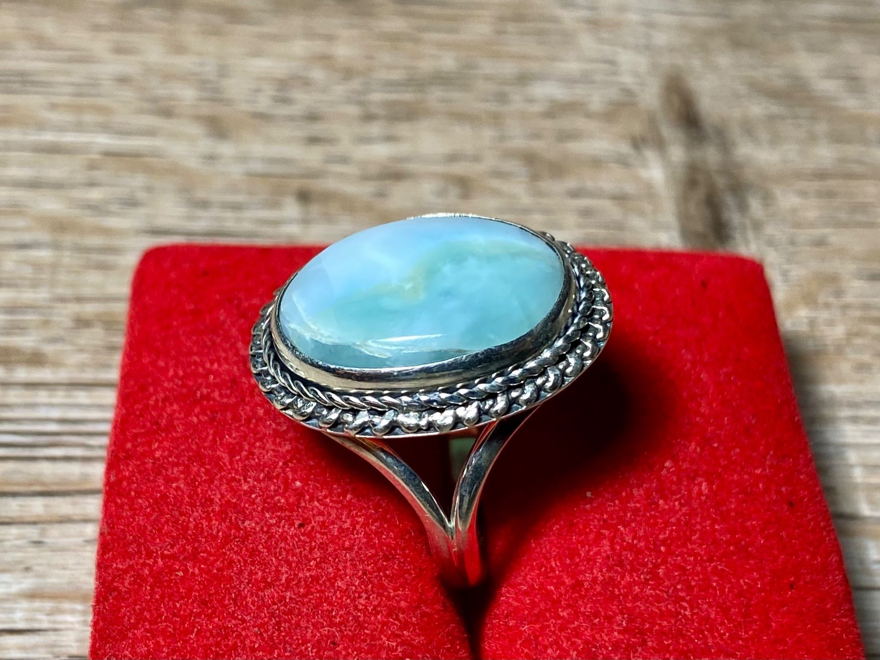 Anelli: natürlicher Amazonit - orientalischer 925 Silberring – Nuovo e nell'imballaggio originale da Laax venduto da Kiki_Kingdom3 2