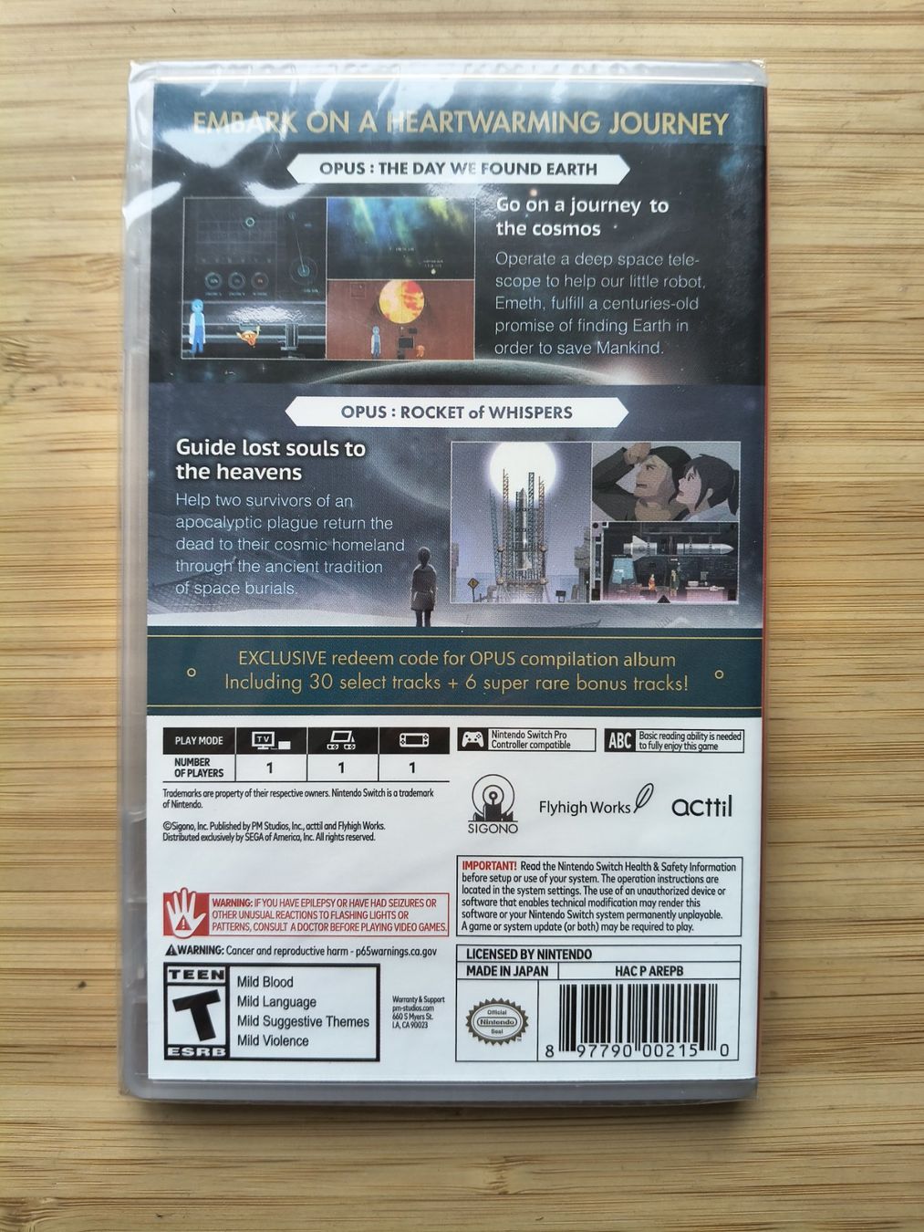 Spiele: OPUS Collection Sealed (Switch) – Neu und originalverpackt aus Riedholz von ste_96cd 1