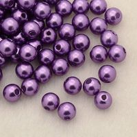 Acrylperle Mediumorchidee 5.5mm / 100St. / Ausverkauf