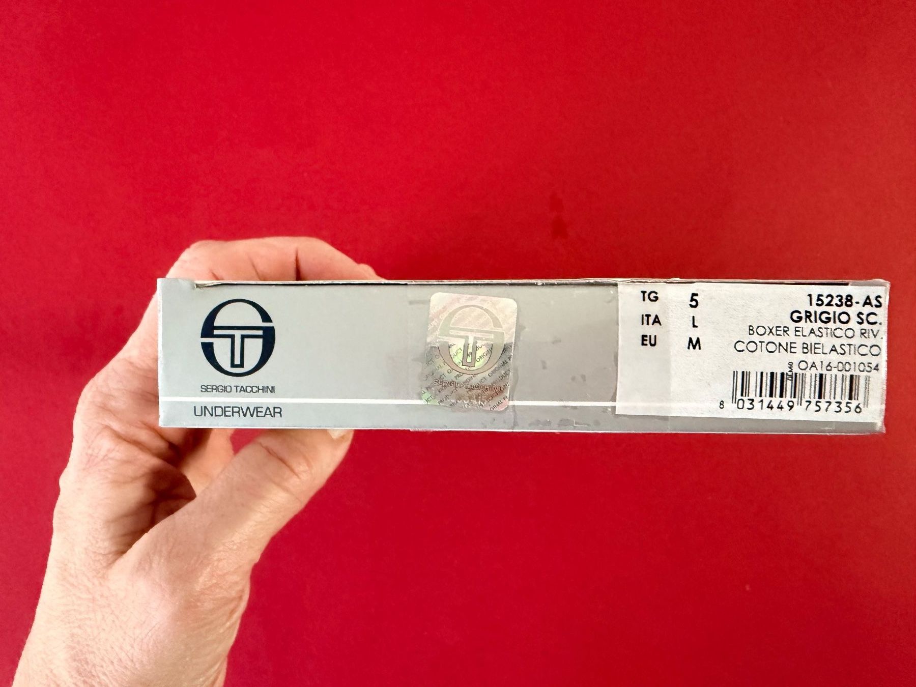 Biancheria intima: SERGIO TACCHINI, Boxershorts, Grösse M, Farbe Grau – Nuovo e nell'imballaggio originale da Rudolfstetten venduto da gst_g7xl 1