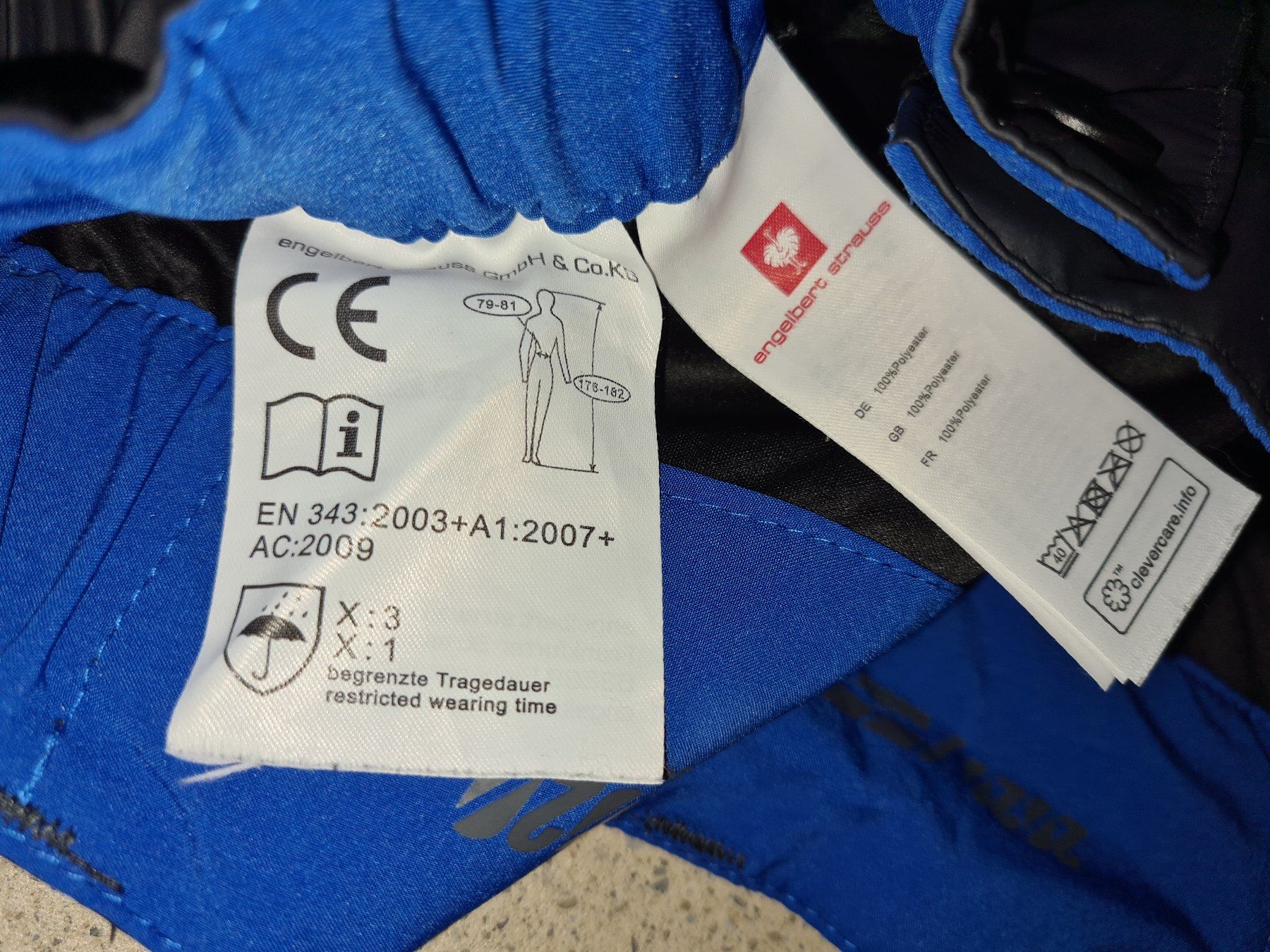 Engelbert Strauss Pantaloni: Engelbert Strauss Regenhose e.s.motion 2020 Gr. 44 – Nuovo (secondo la descrizione) da Kloten venduto da Samerus 5