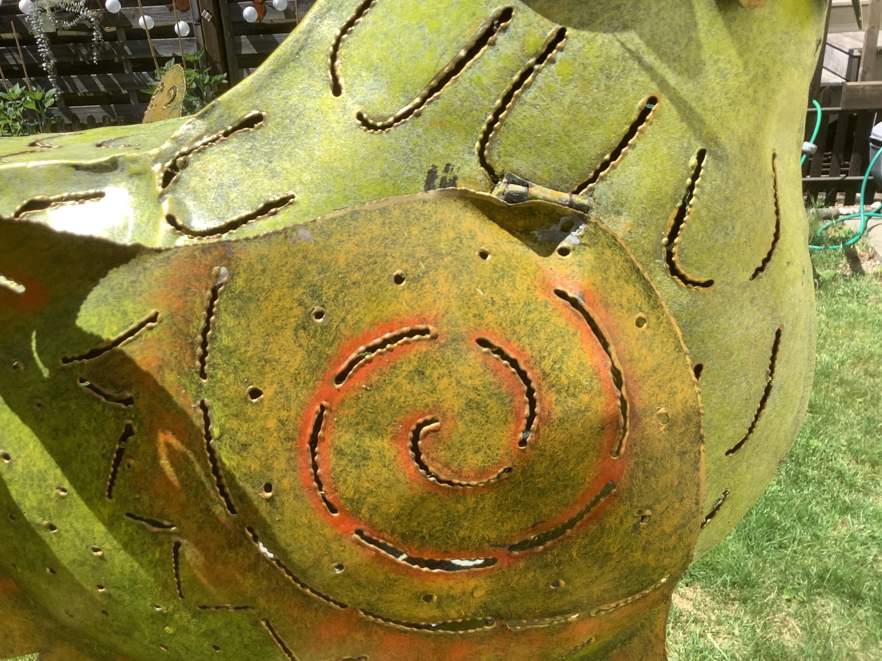 Figuren: Metallvogel als Gartendekoration – Gebraucht aus Winterthur von Shipmates 7