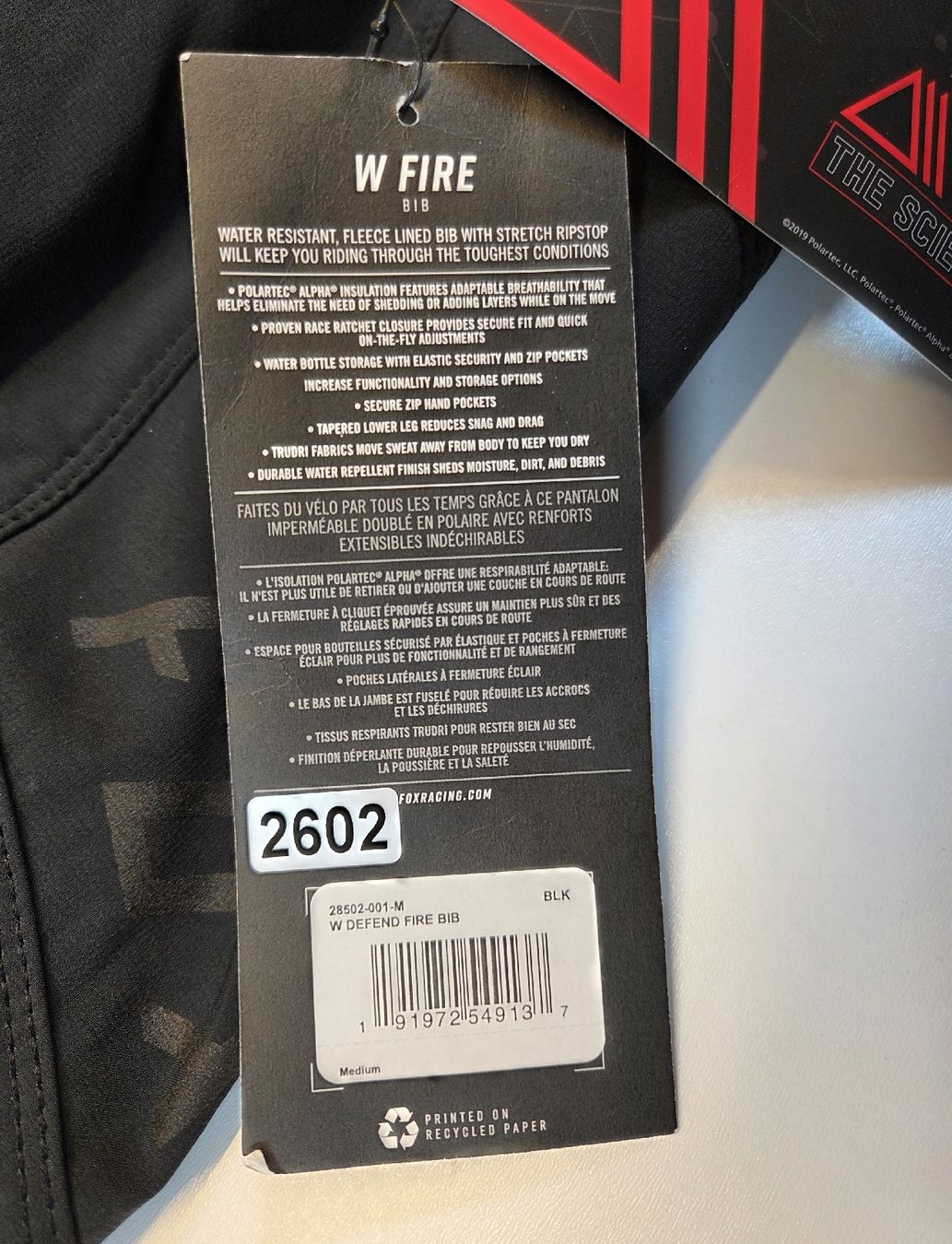 Fox Pantaloni: Fox Defend Fire bib Damen Velohose Gr. M – Nuovo e nell'imballaggio originale da Braunau venduto da Brand-Store 4