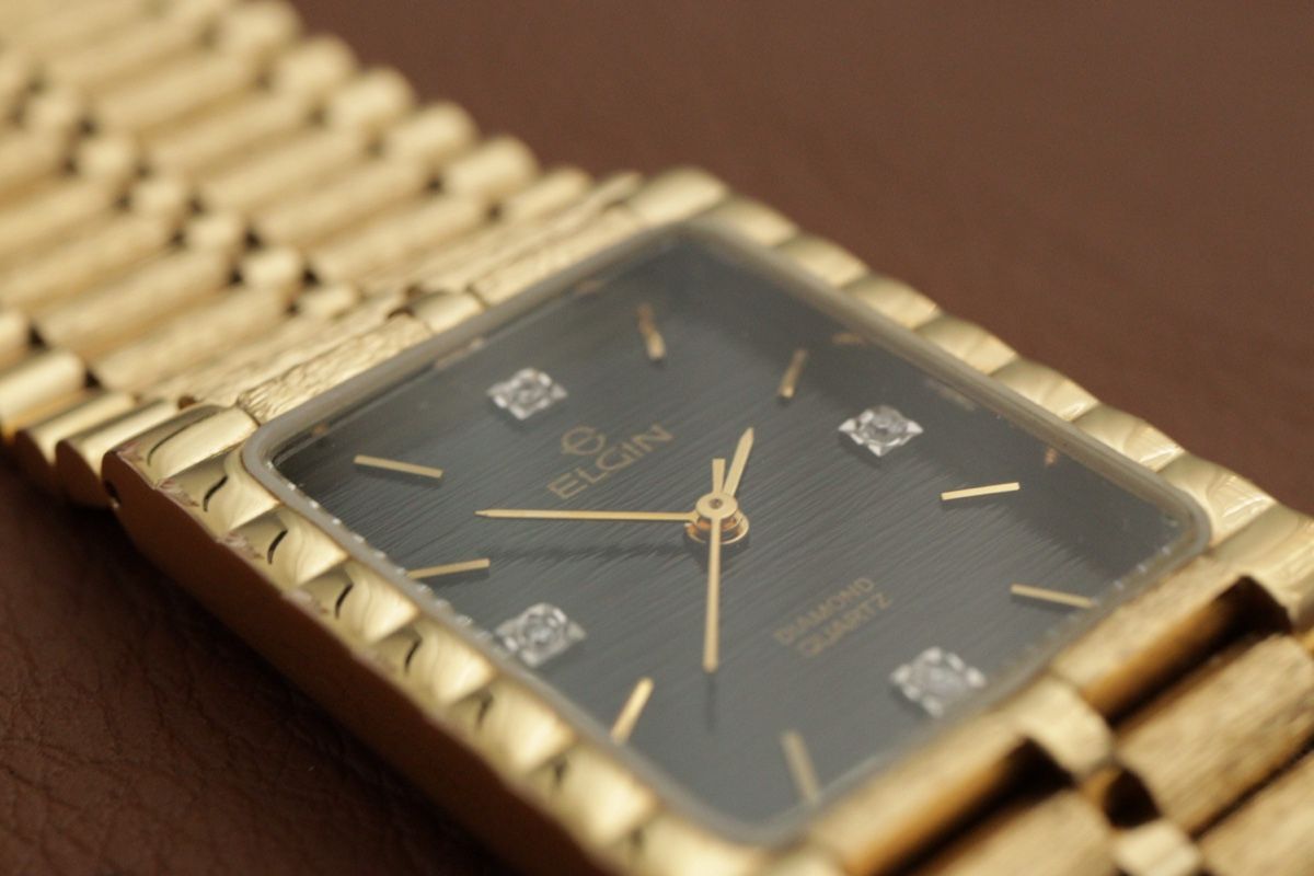 Omega Orologi: Elgin Diamond Quartz - Full Set – Usato da Schaanwald venduto da travelintime01 5