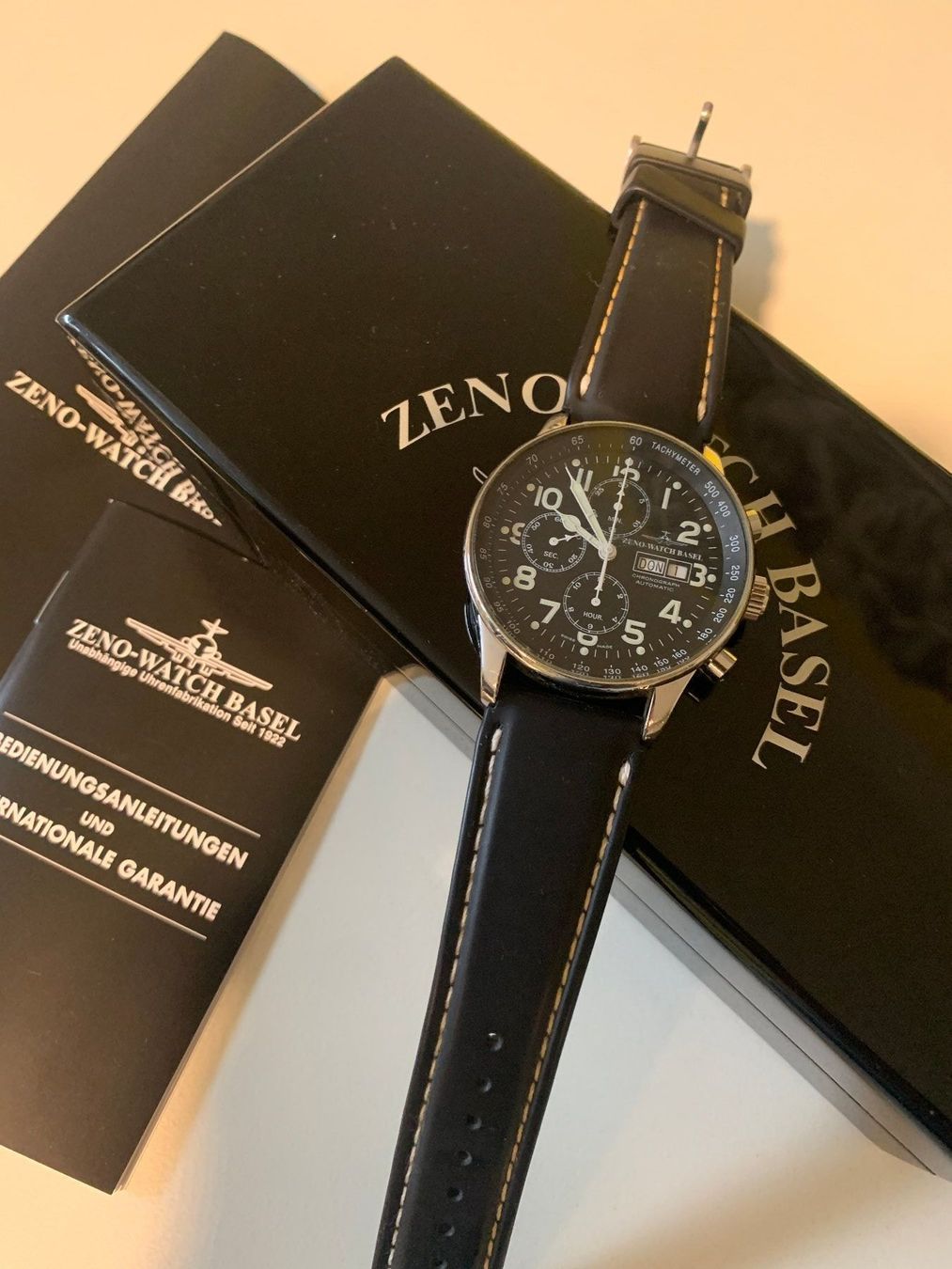 Zeno Orologi: Zeno-Watch X-Large Pilot Chronograph – Usato da Wängi venduto da Guni70 5